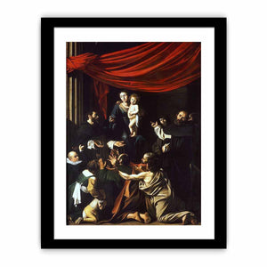 German: Rosenkranzmadonna By Caravaggio