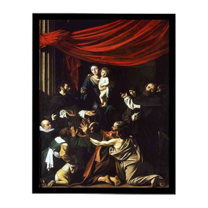 German: Rosenkranzmadonna By Caravaggio