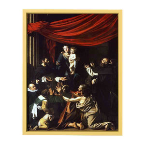 German: Rosenkranzmadonna By Caravaggio