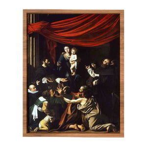 German: Rosenkranzmadonna By Caravaggio
