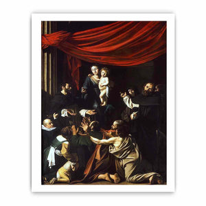 German: Rosenkranzmadonna By Caravaggio