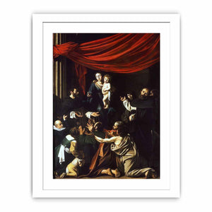 German: Rosenkranzmadonna By Caravaggio