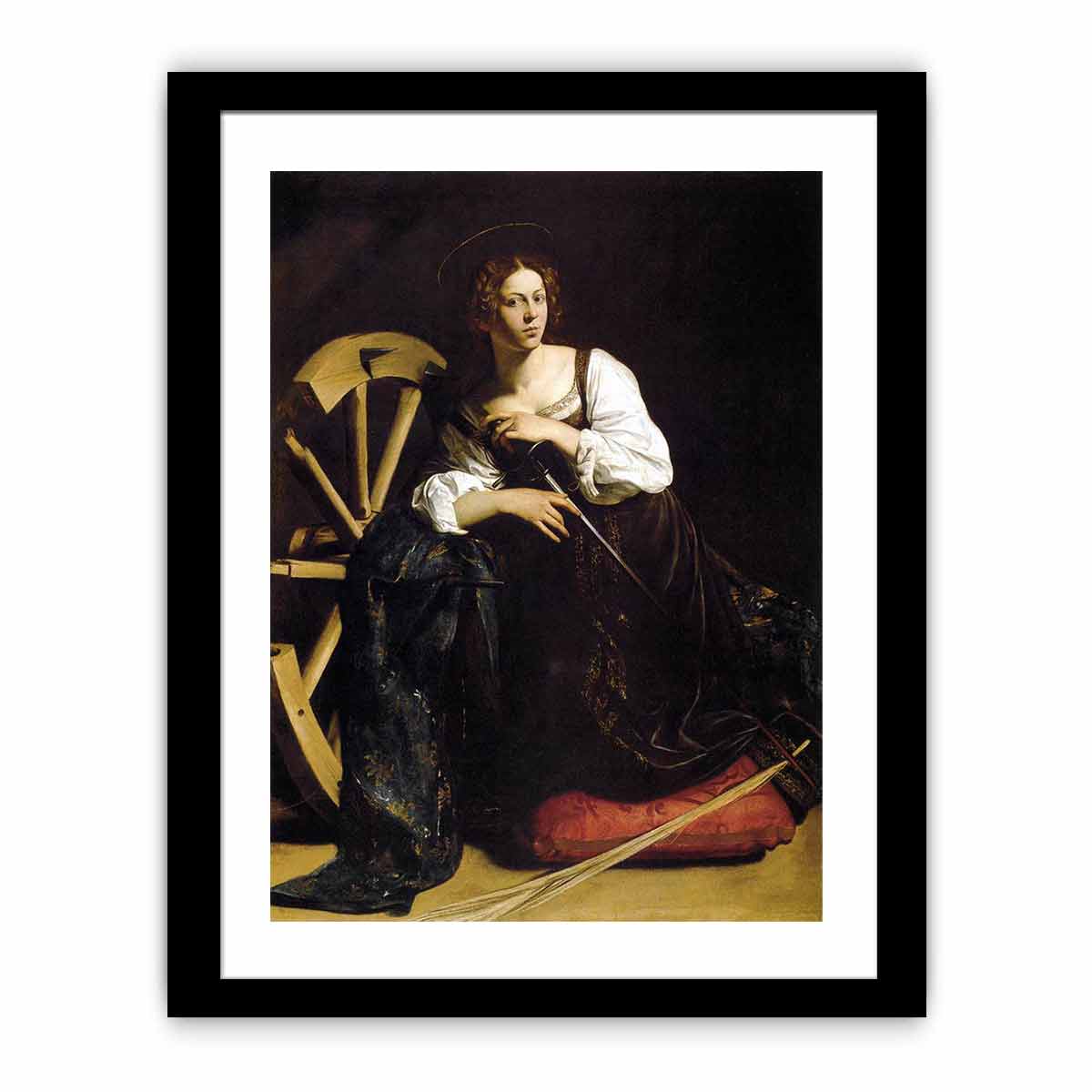 St Catherine of Alexandria By Caravaggio