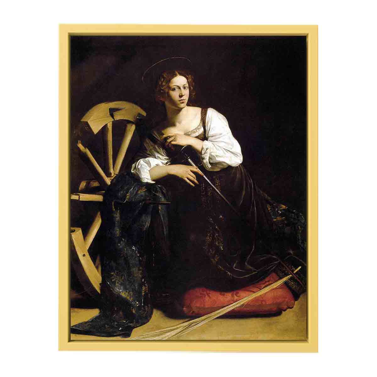 St Catherine of Alexandria By Caravaggio