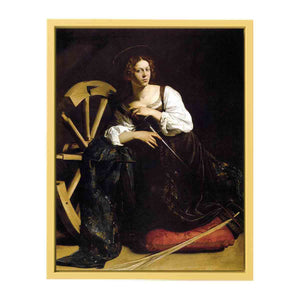 St Catherine of Alexandria By Caravaggio