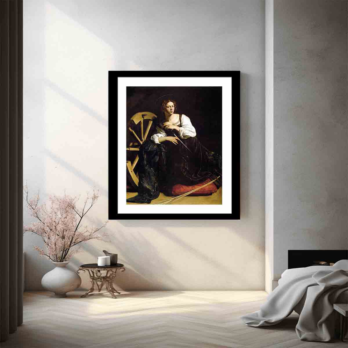 St Catherine of Alexandria By Caravaggio