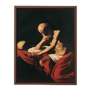Saint Jerome penitent By Caravaggio