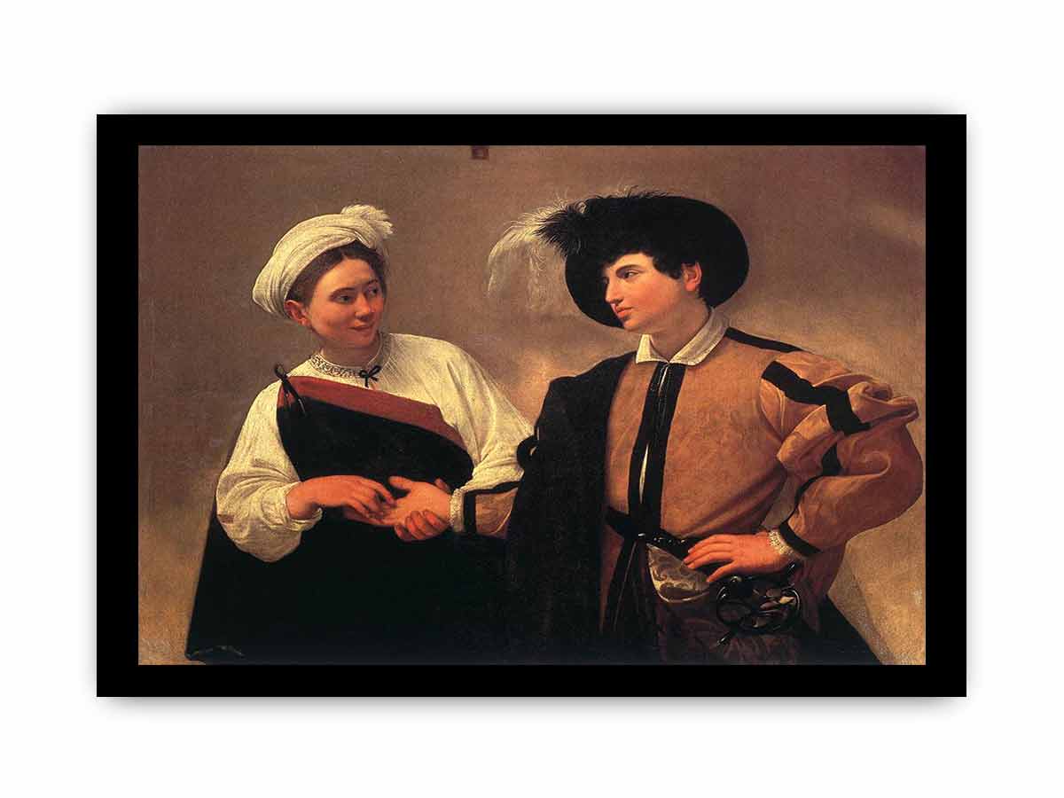 he Fortune Teller (1594) by Michelangelo Merisi da Caravaggio Oil on canvas