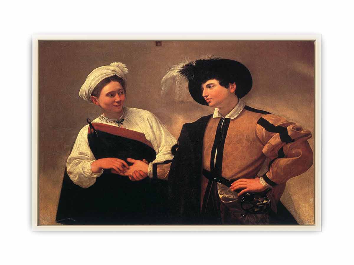 he Fortune Teller (1594) by Michelangelo Merisi da Caravaggio Oil on canvas