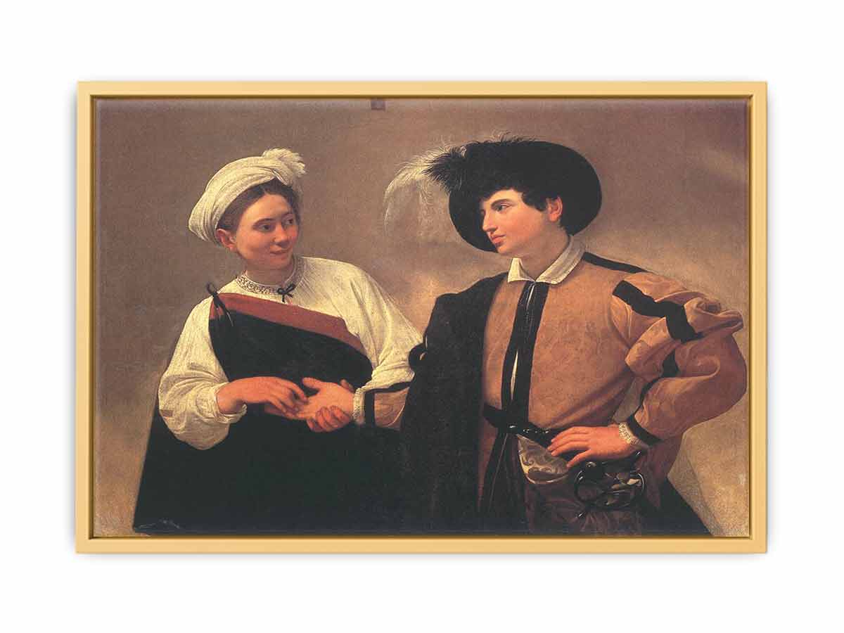 he Fortune Teller (1594) by Michelangelo Merisi da Caravaggio Oil on canvas
