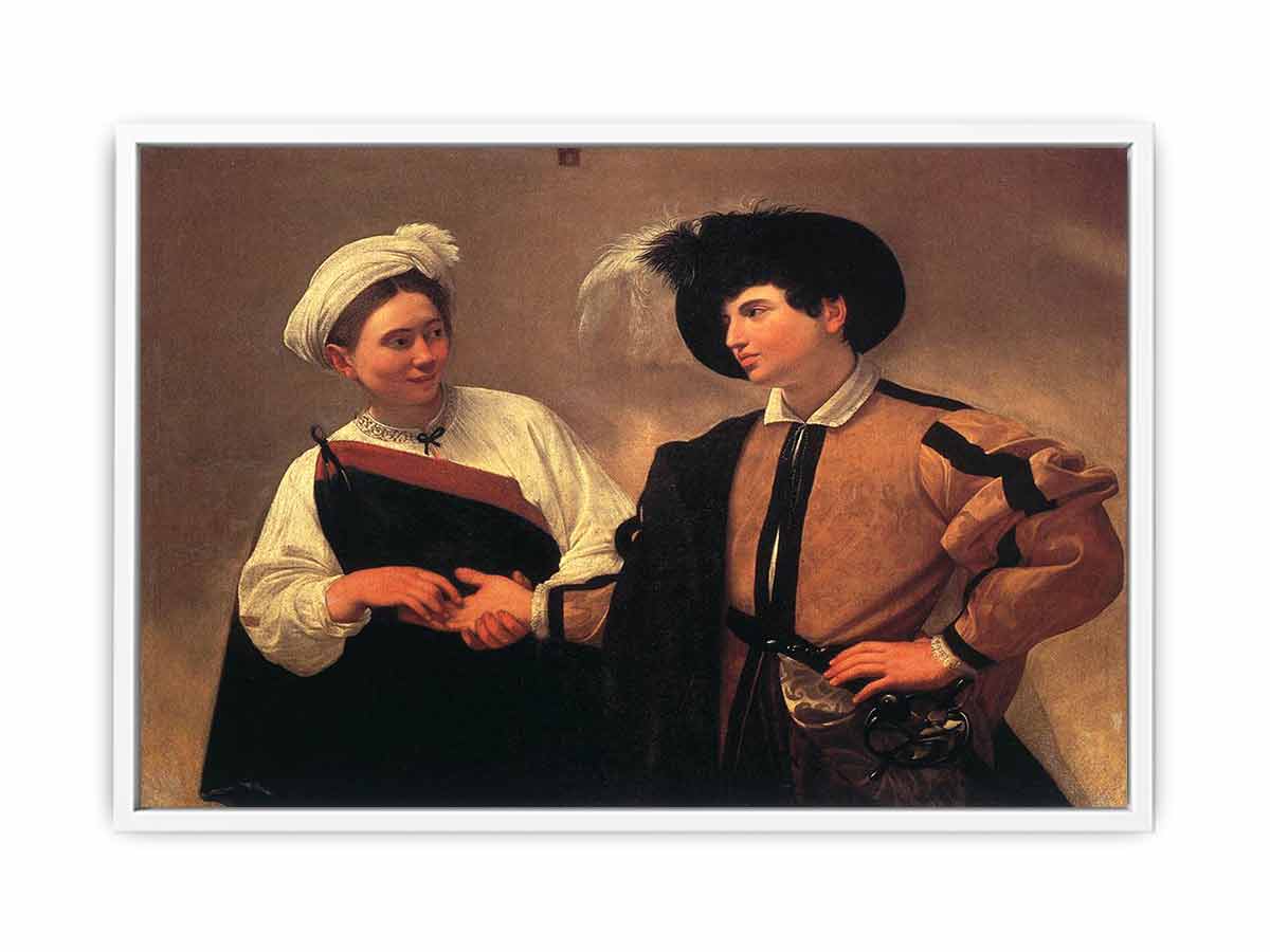 he Fortune Teller (1594) by Michelangelo Merisi da Caravaggio Oil on canvas