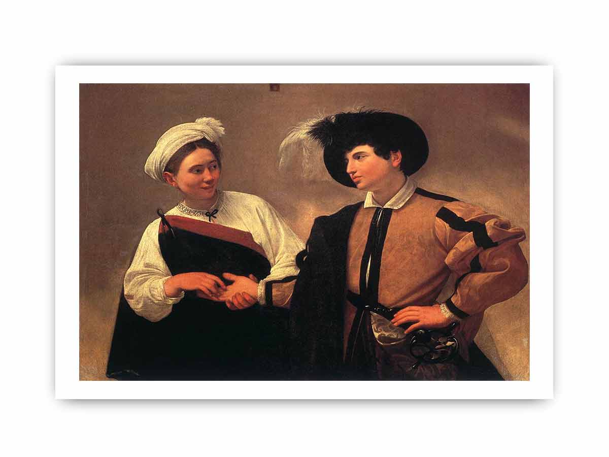 he Fortune Teller (1594) by Michelangelo Merisi da Caravaggio Oil on canvas