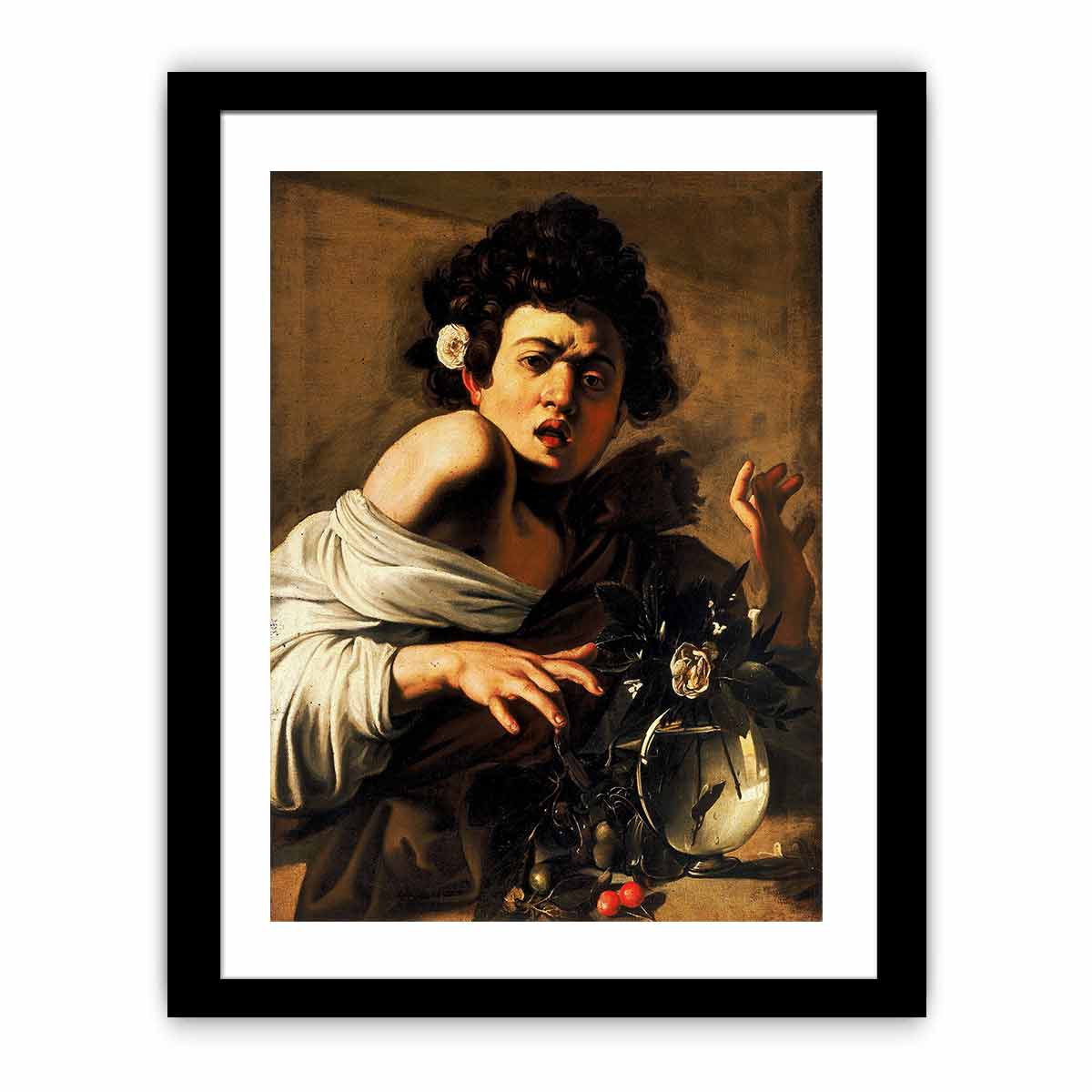 Boy Bitten by a Lizard By Caravaggio