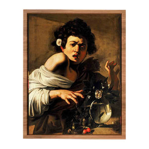 Boy Bitten by a Lizard By Caravaggio