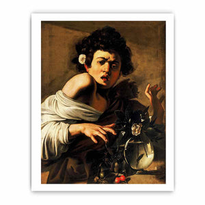 Boy Bitten by a Lizard By Caravaggio