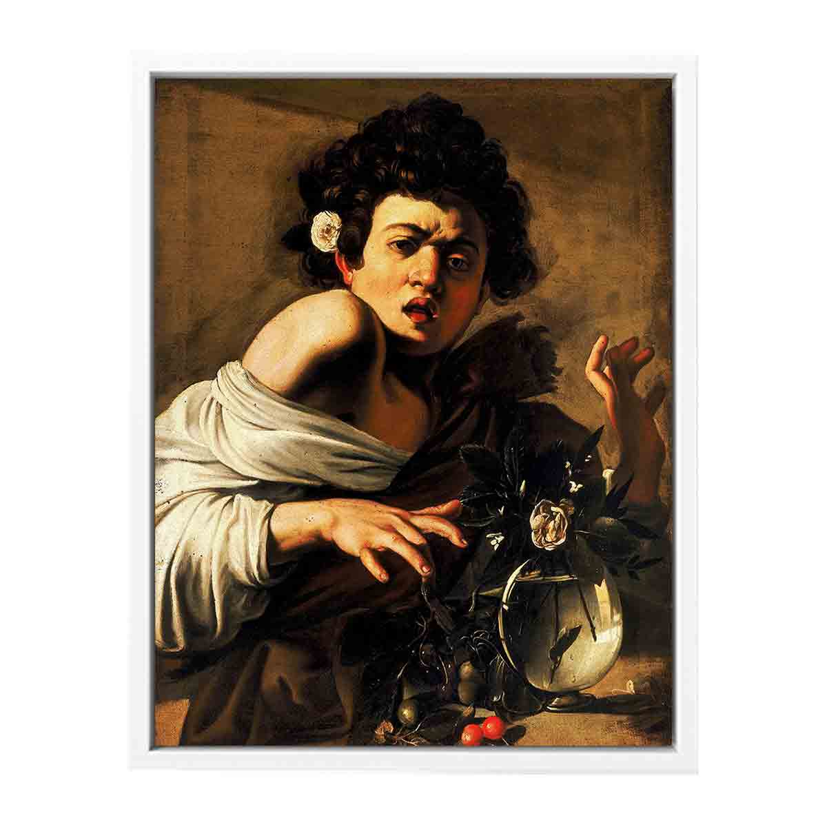 Boy Bitten by a Lizard By Caravaggio