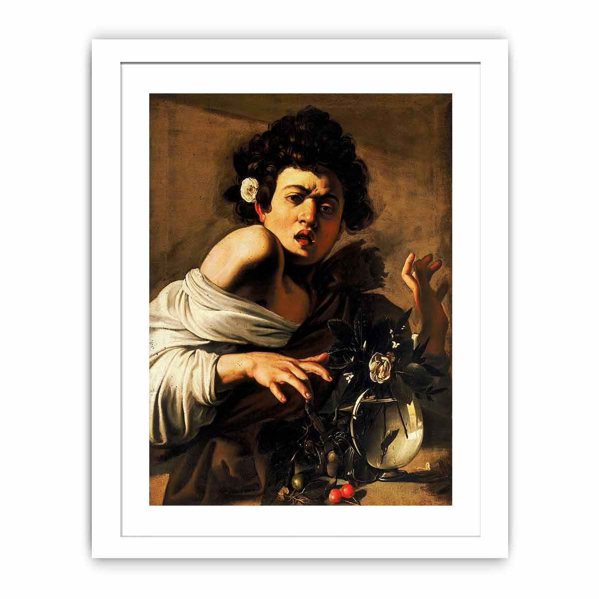 Boy Bitten by a Lizard By Caravaggio