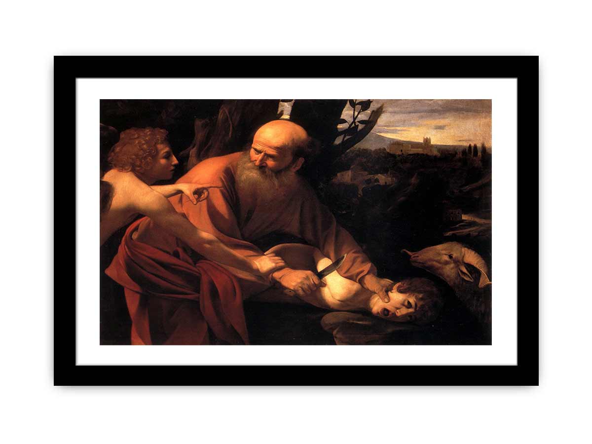 The Sarifice of Isaac By Caravaggio