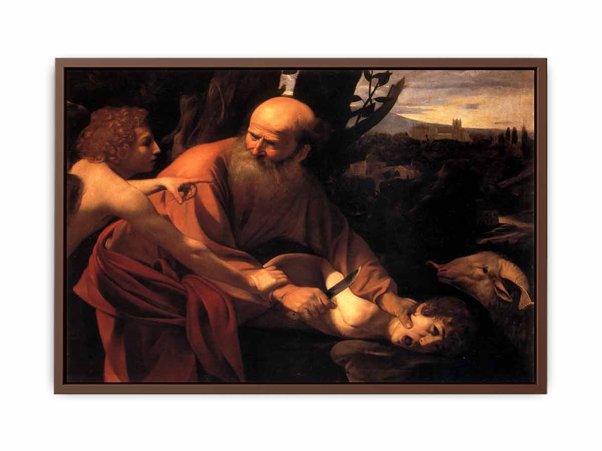 The Sarifice of Isaac By Caravaggio