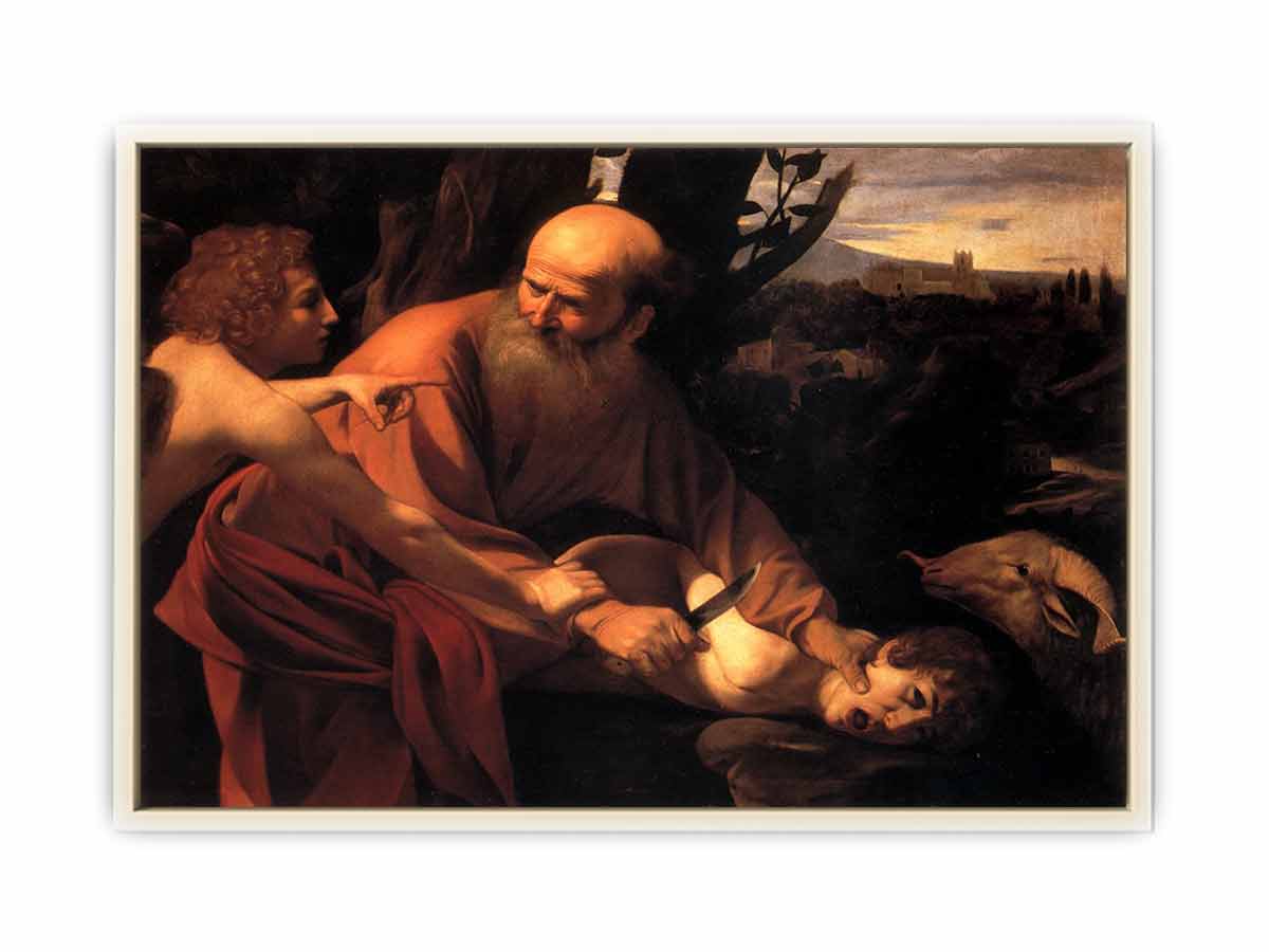 The Sarifice of Isaac By Caravaggio