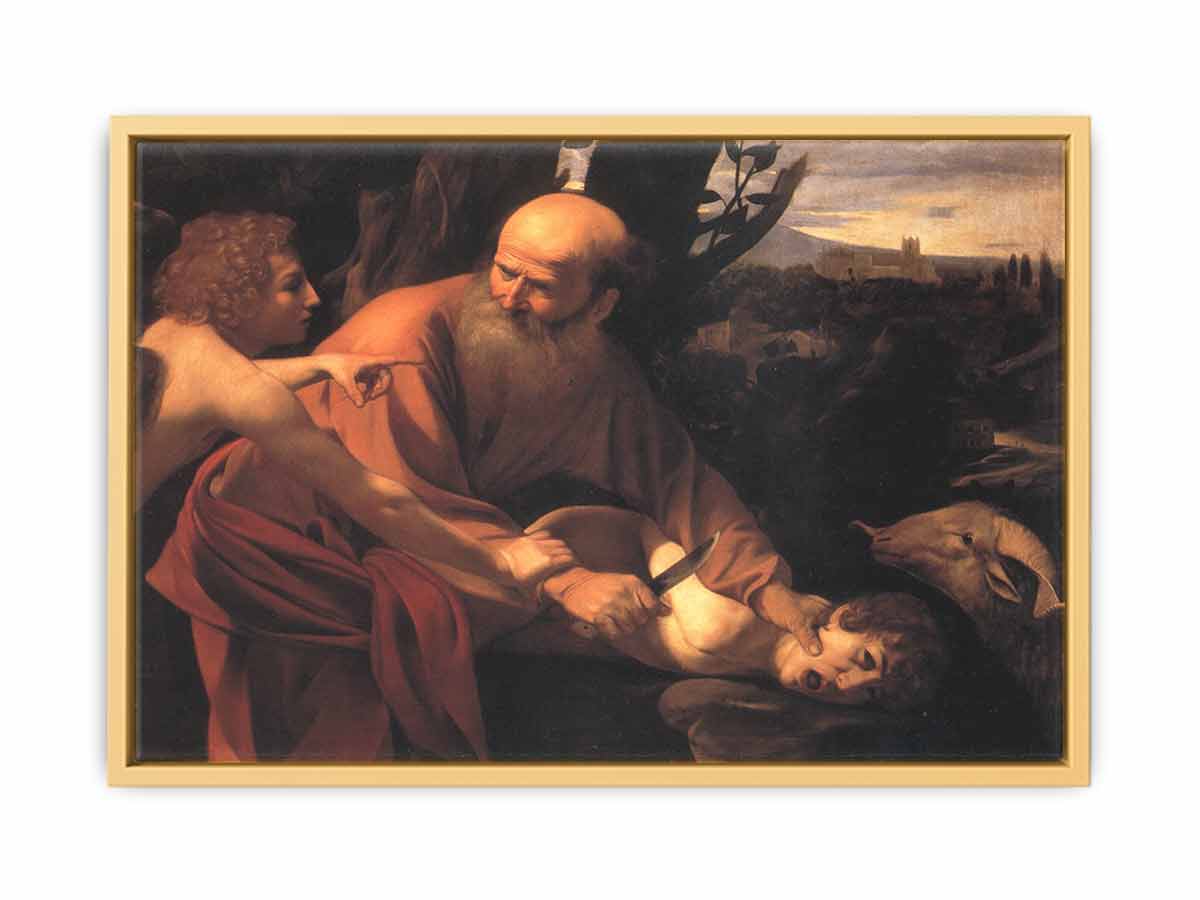 The Sarifice of Isaac By Caravaggio