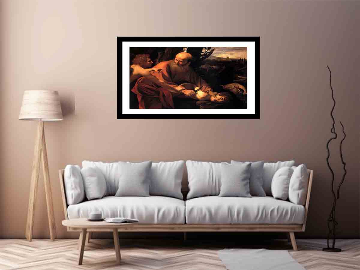 The Sarifice of Isaac By Caravaggio