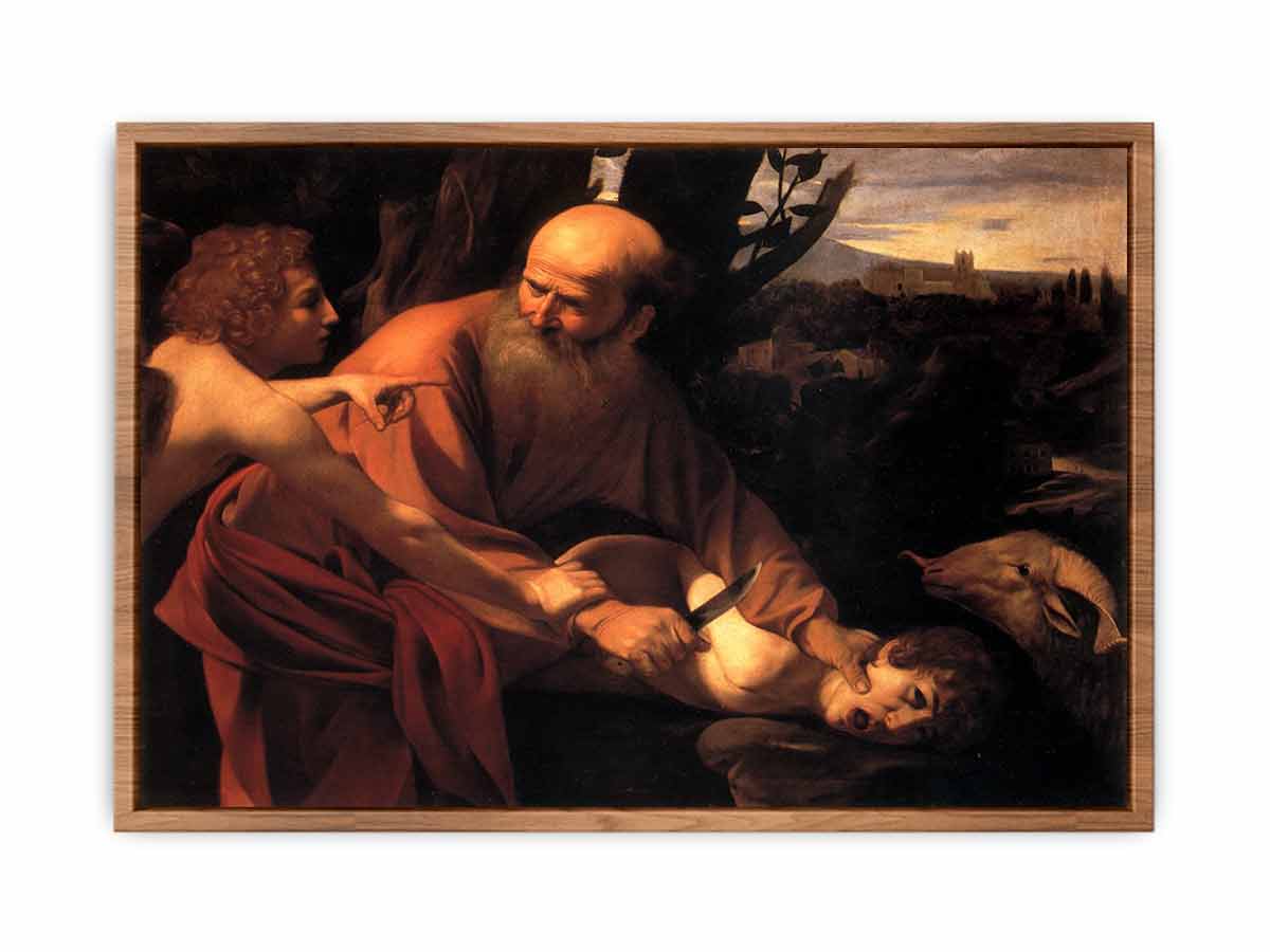 The Sarifice of Isaac By Caravaggio
