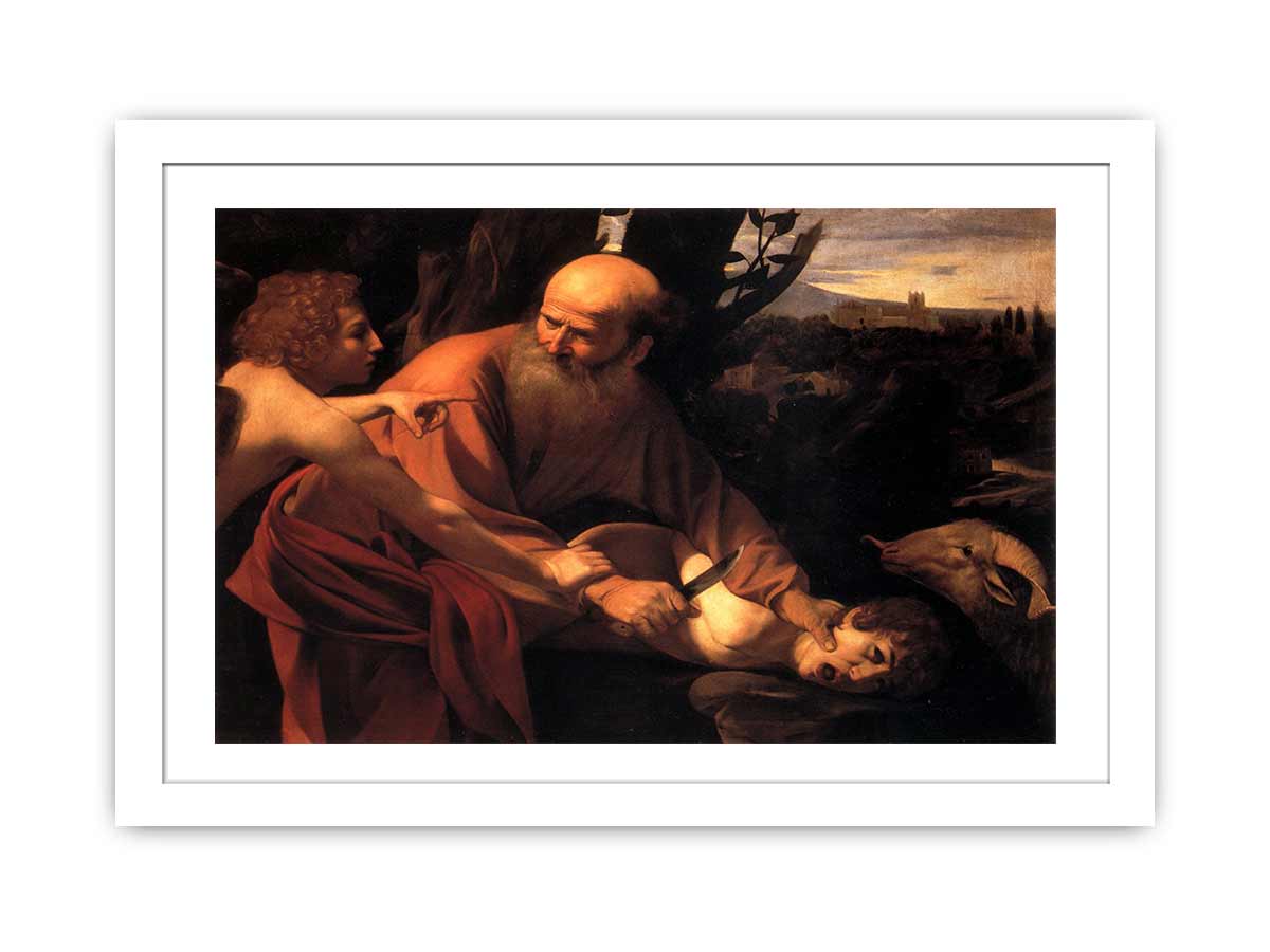 The Sarifice of Isaac By Caravaggio