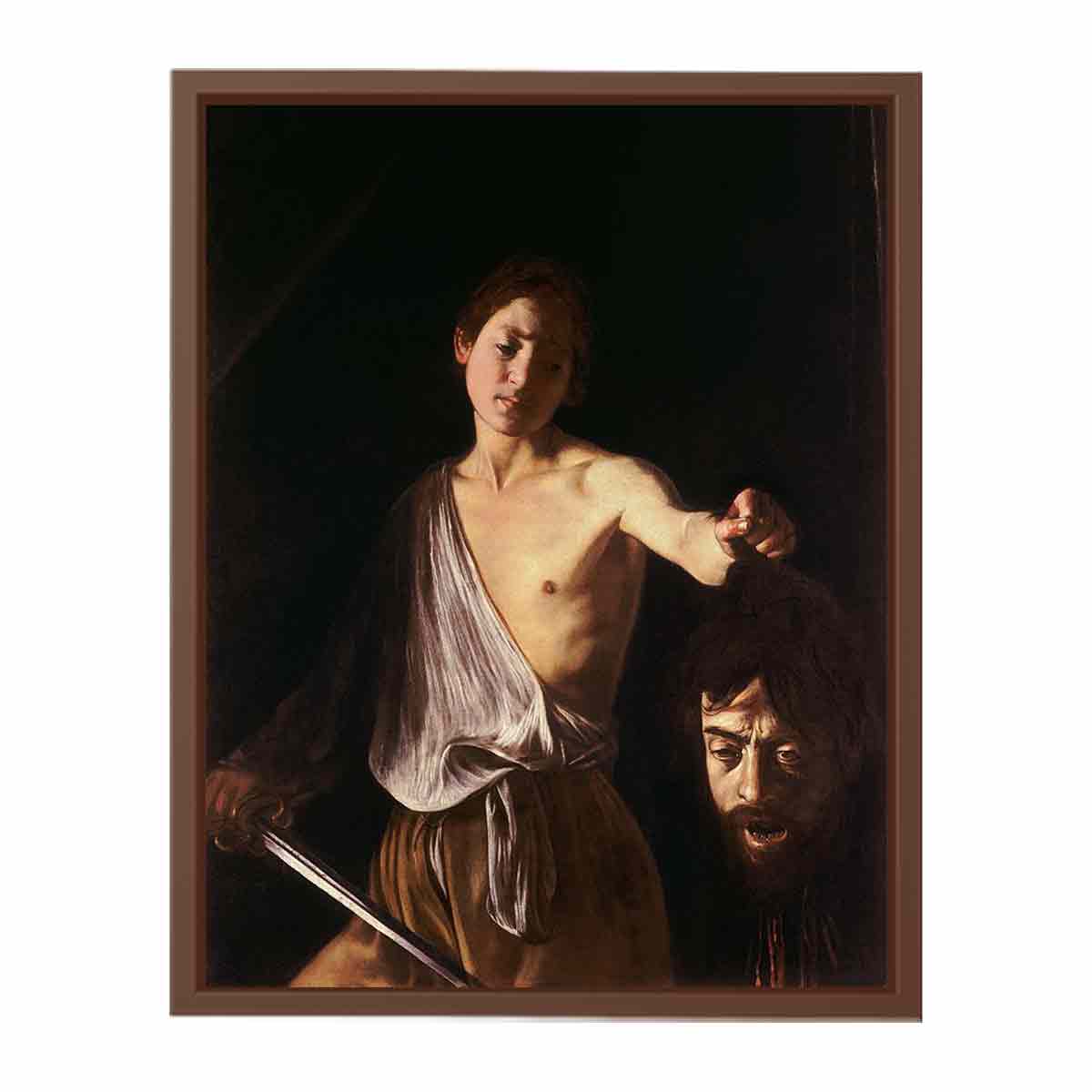 David with the Head of Goliath By Caravaggio