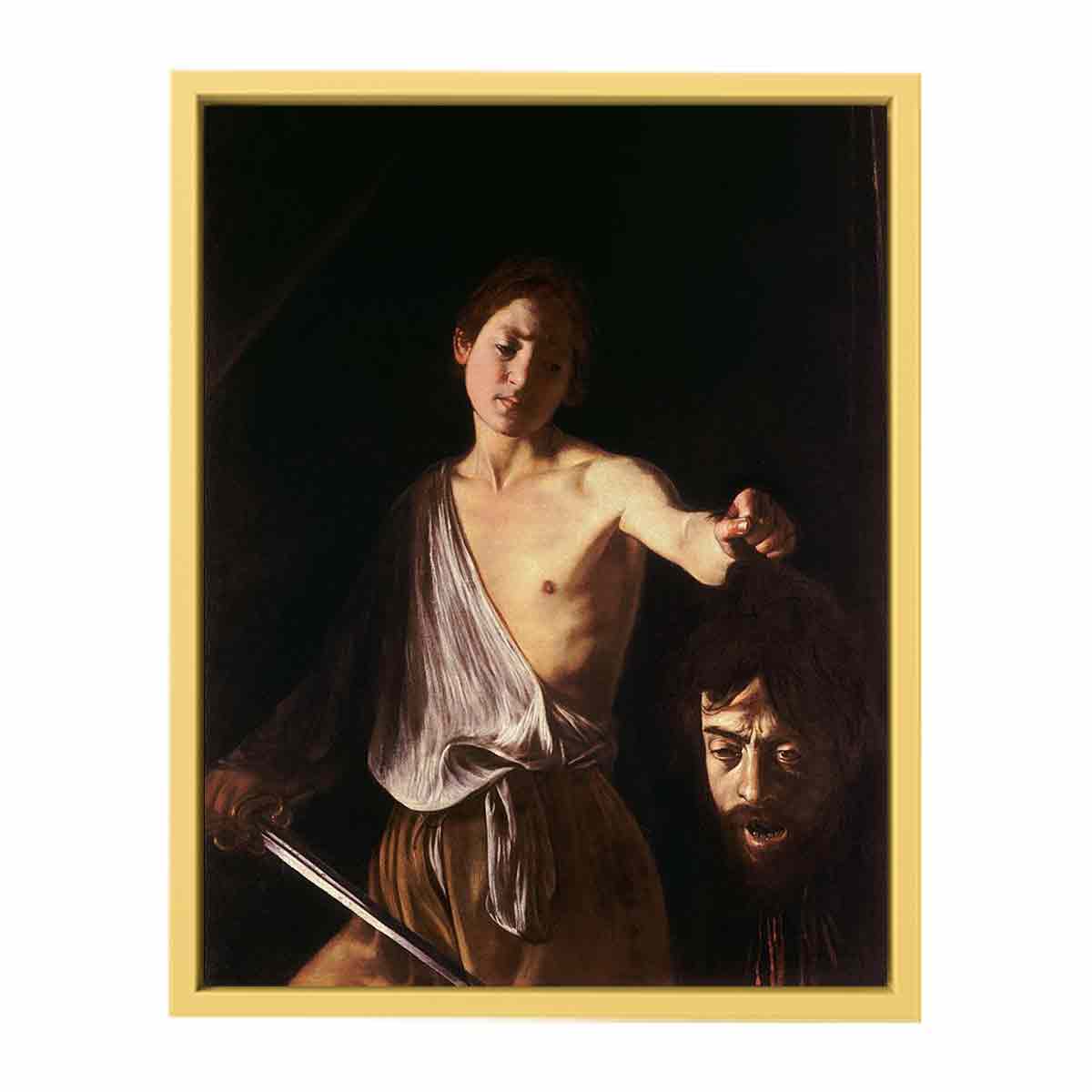 David with the Head of Goliath By Caravaggio