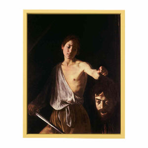 David with the Head of Goliath By Caravaggio