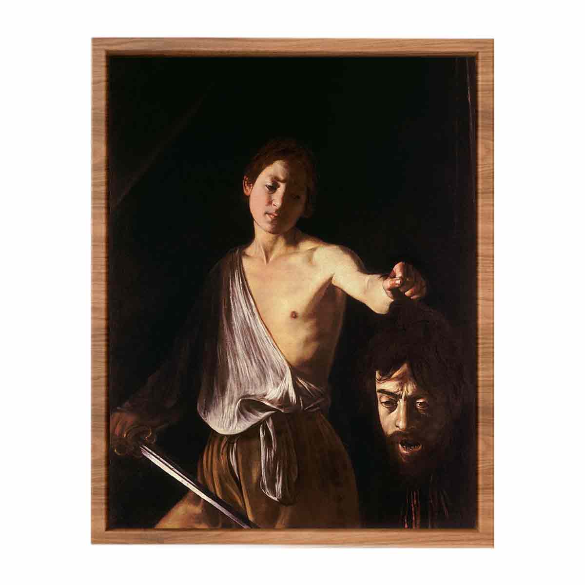 David with the Head of Goliath By Caravaggio