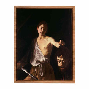 David with the Head of Goliath By Caravaggio