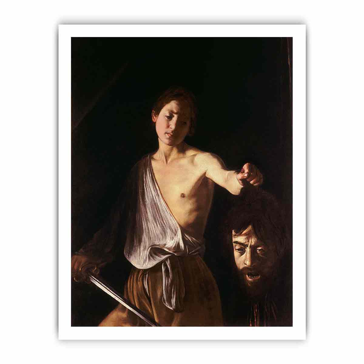 David with the Head of Goliath By Caravaggio