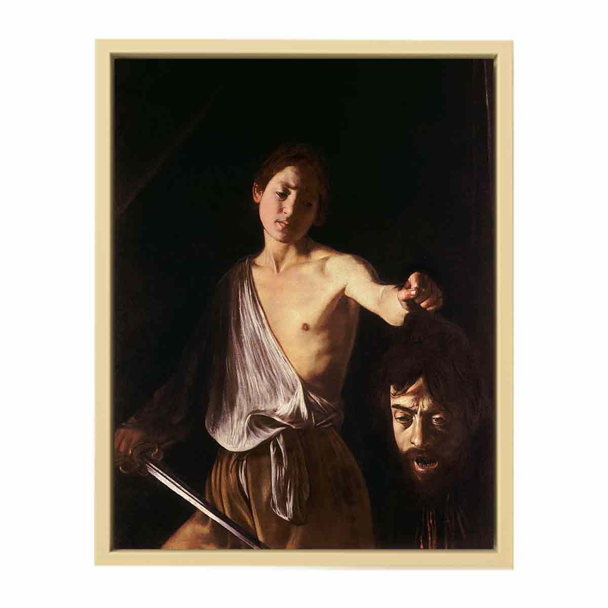 David with the Head of Goliath By Caravaggio