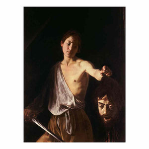 David with the Head of Goliath By Caravaggio