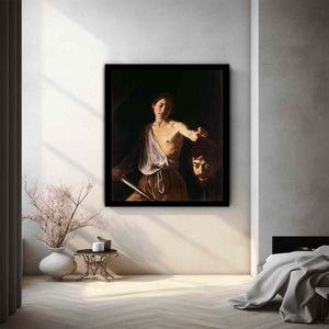 David with the Head of Goliath By Caravaggio