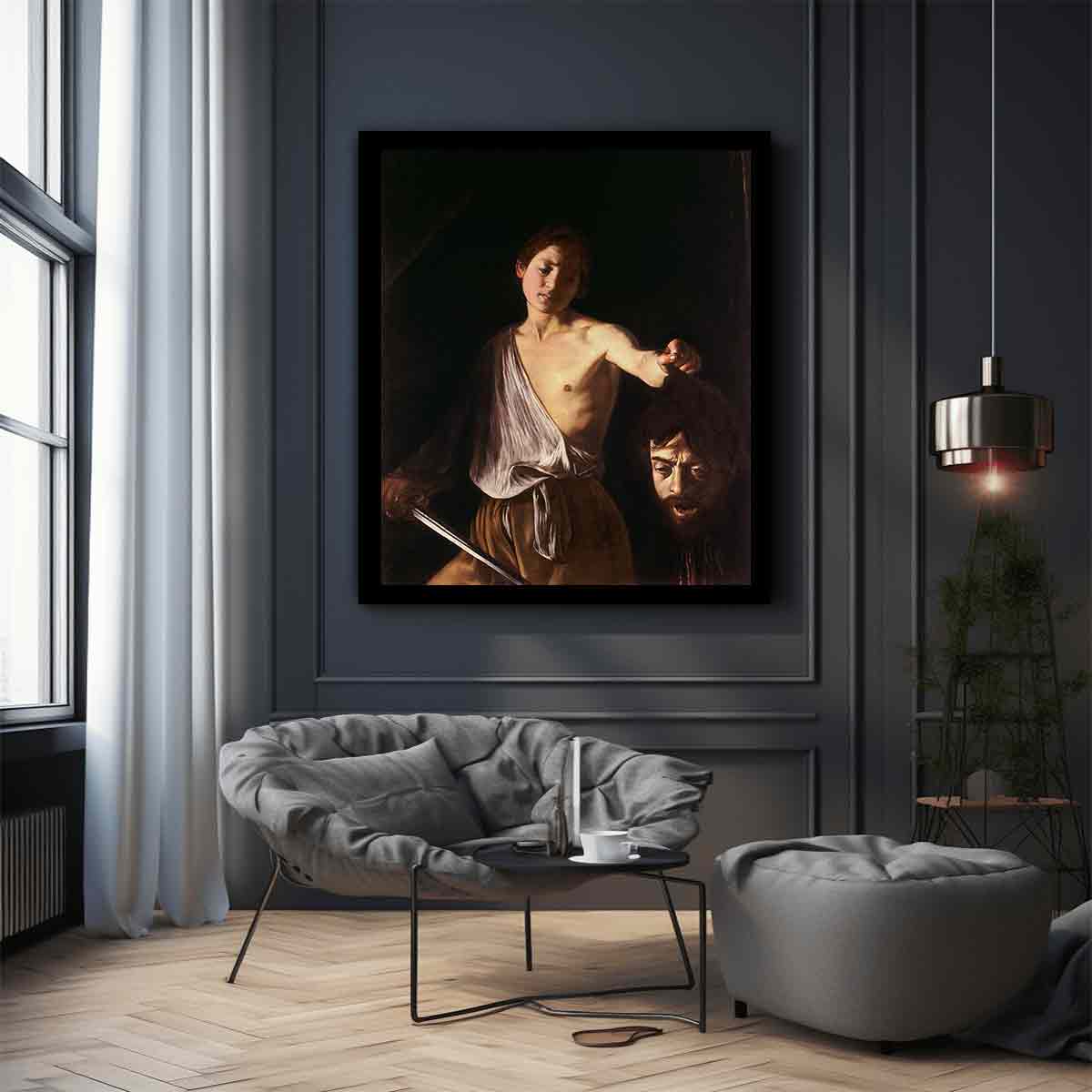 David with the Head of Goliath By Caravaggio