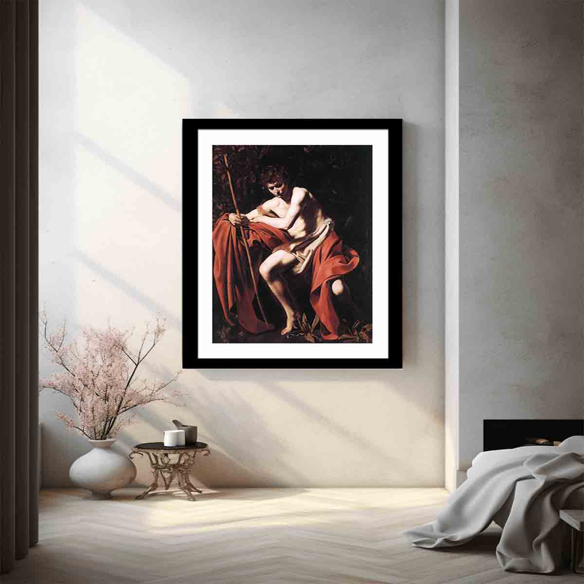 St. John the Baptist By Caravaggio