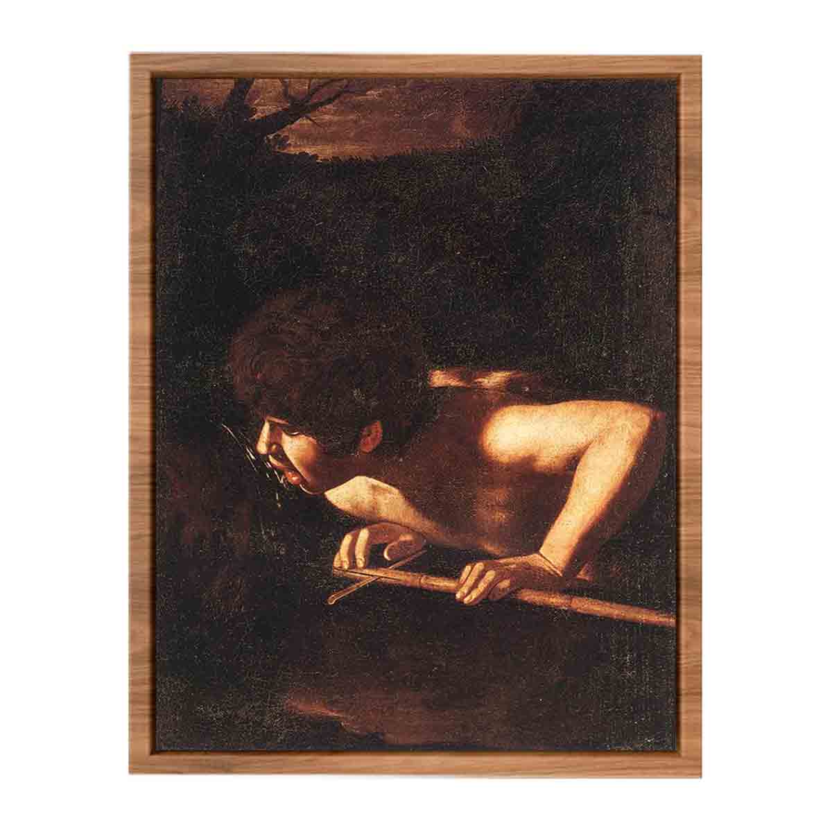St John the Baptist at the Well By Caravaggio