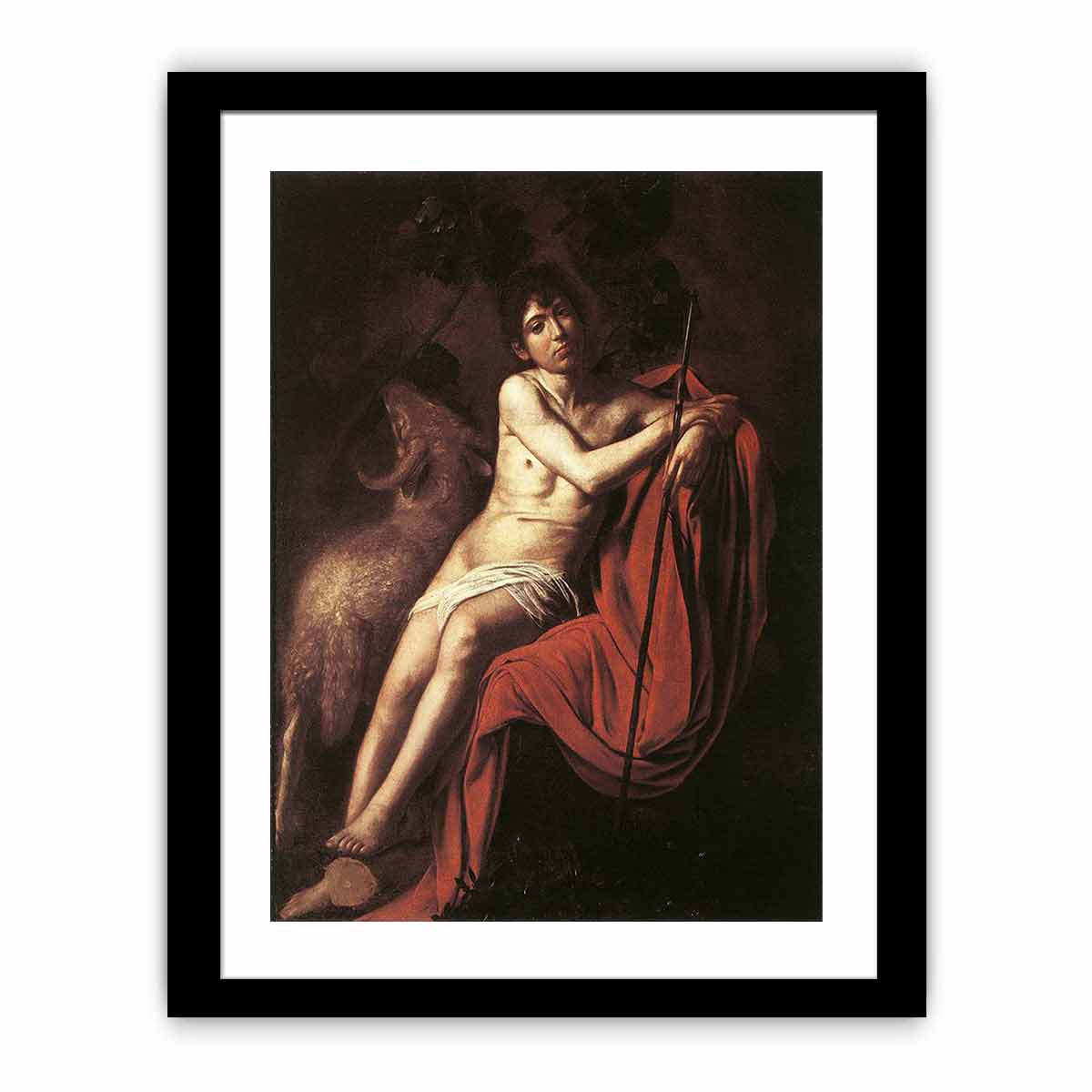 Saint John the Baptist By Caravaggio