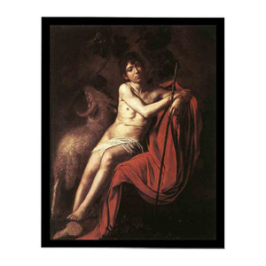 Saint John the Baptist By Caravaggio