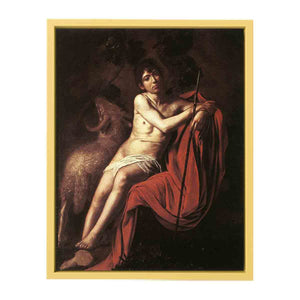Saint John the Baptist By Caravaggio