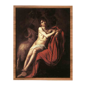 Saint John the Baptist By Caravaggio