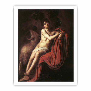 Saint John the Baptist By Caravaggio