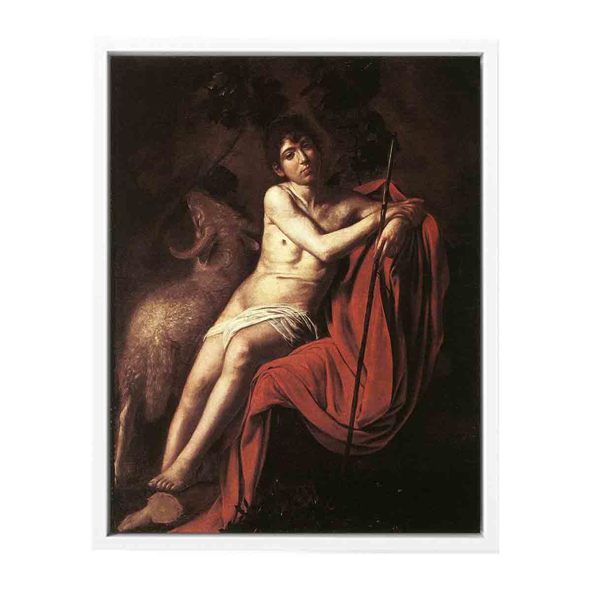 Saint John the Baptist By Caravaggio
