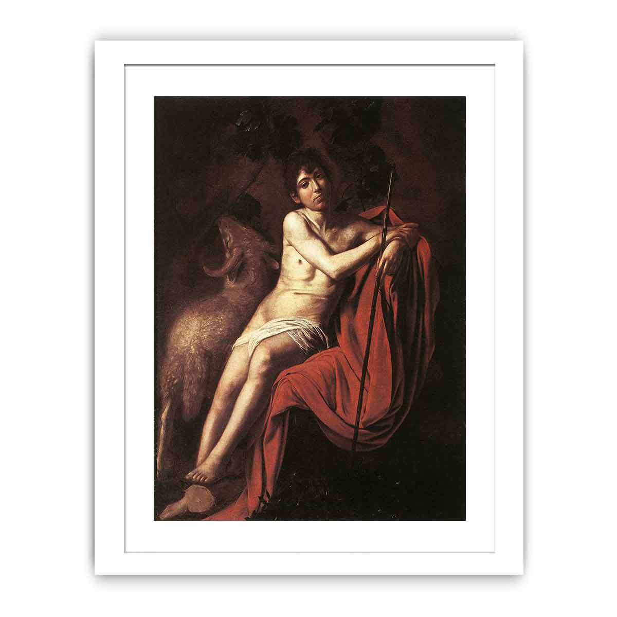 Saint John the Baptist By Caravaggio
