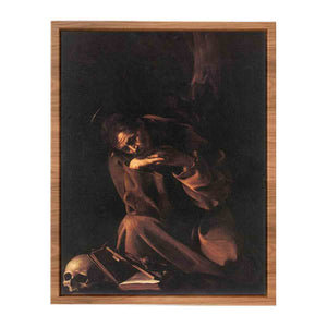Saint Francis in Meditation By Caravaggio