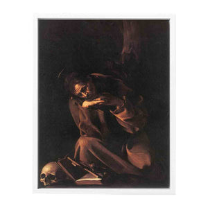 Saint Francis in Meditation By Caravaggio