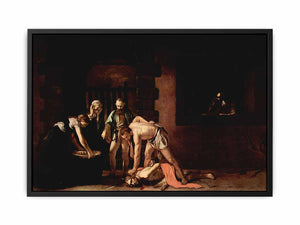 The beheading of St. John the Baptist By Caravaggio